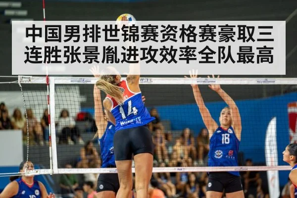 中国男排世锦赛资格赛豪取三连胜张景胤进攻效率全队最高